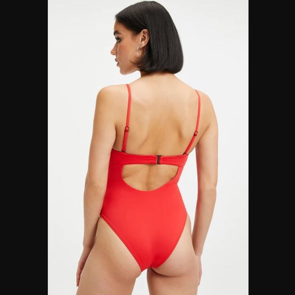 Good American Red One Piece Swimsuit - Picture 3 of 11